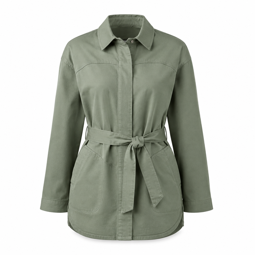 Belted Utility Overshirt