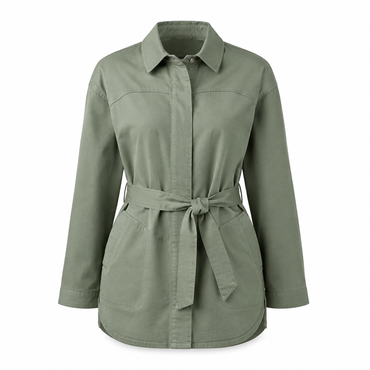 Belted Utility Overshirt