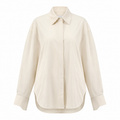 Arc-Seam Oversized Shirt