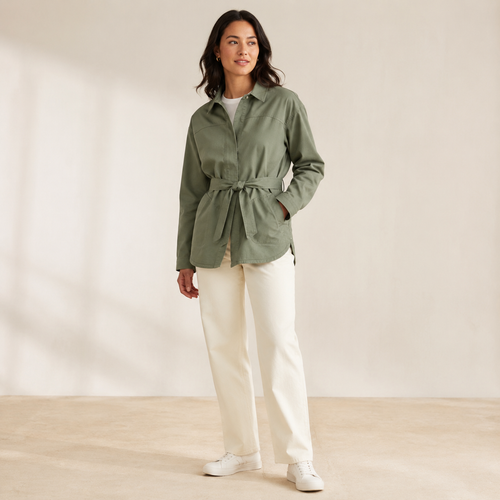 Belted Utility Overshirt