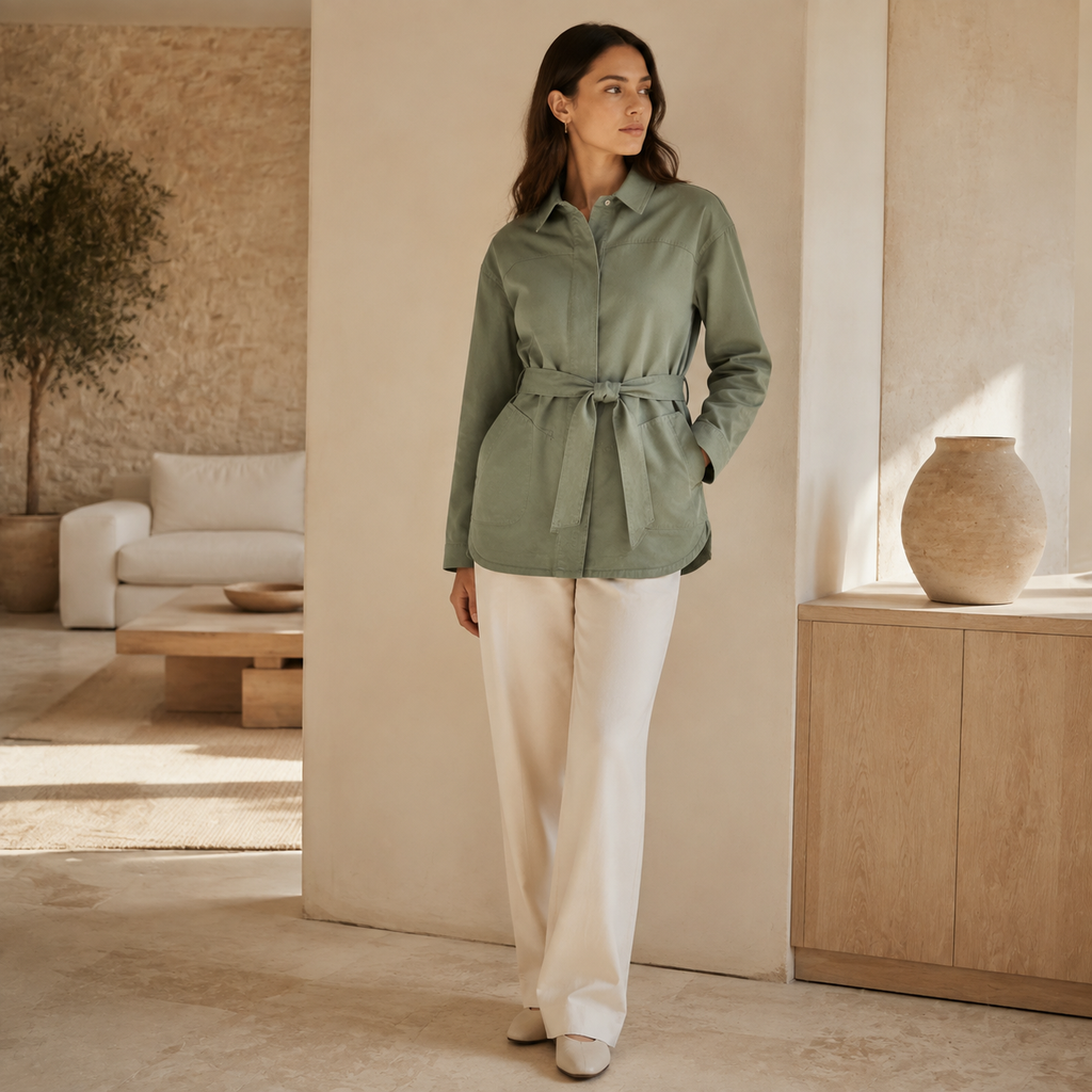 Belted Utility Overshirt