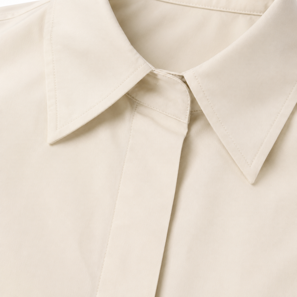 Arc-Seam Oversized Shirt
