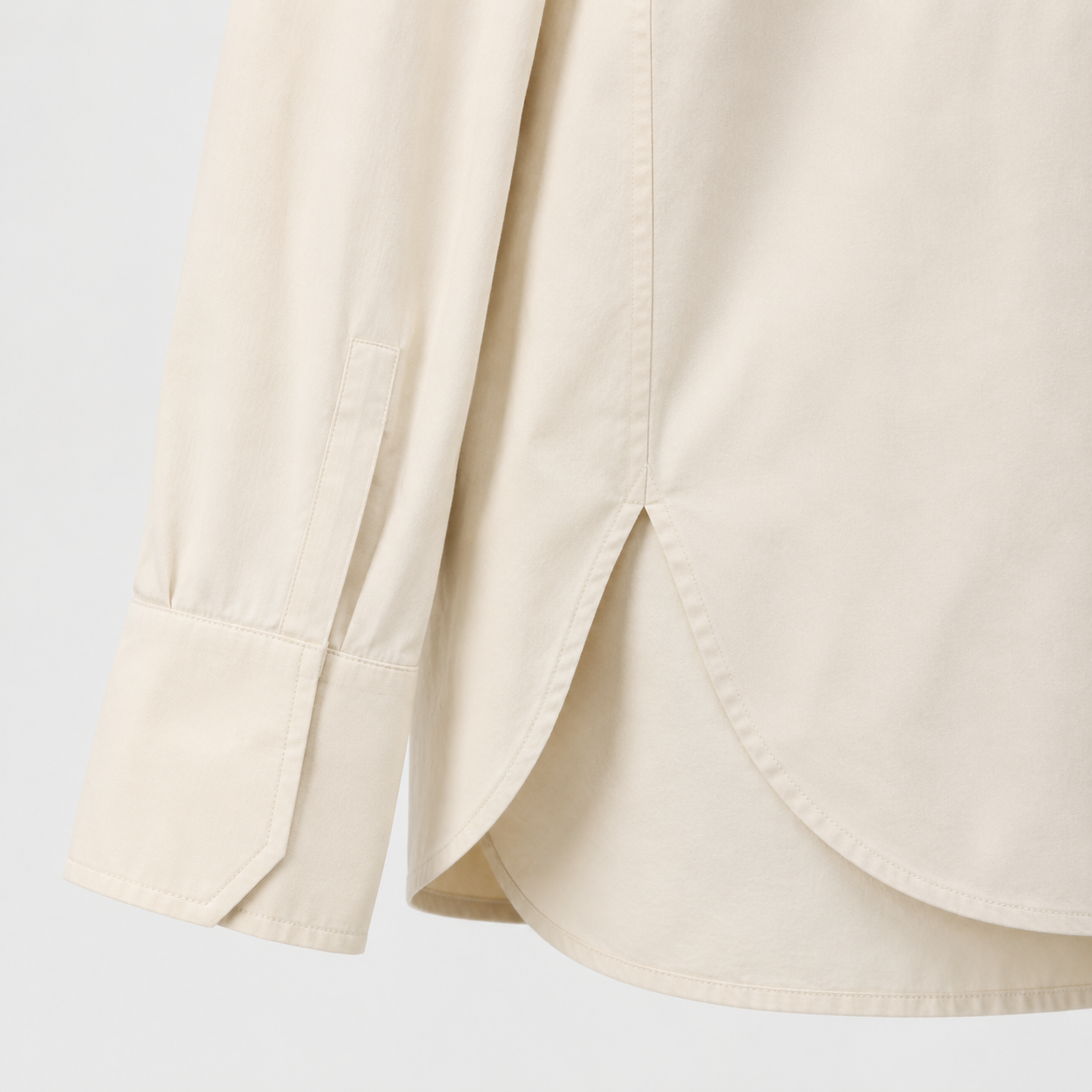 Arc-Seam Oversized Shirt