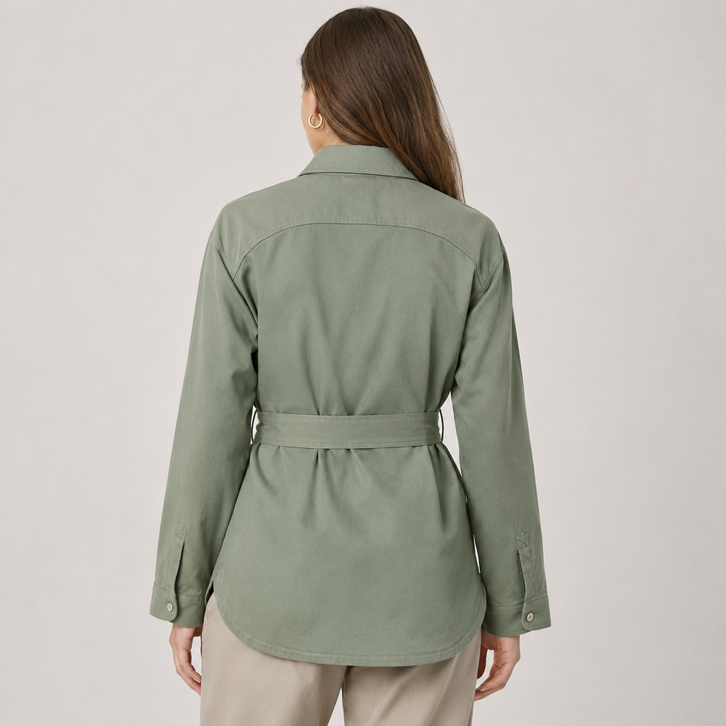 Belted Utility Overshirt